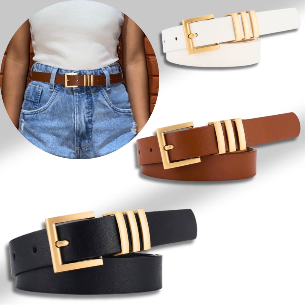 Cinto Feminino Elegante Social Vestido Calça Shorts Saia Moderno Importado