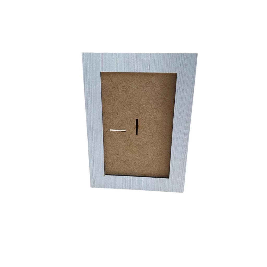 Kit 10 Porta Retrato 10x15cm Liso Em Mdf BRANCO