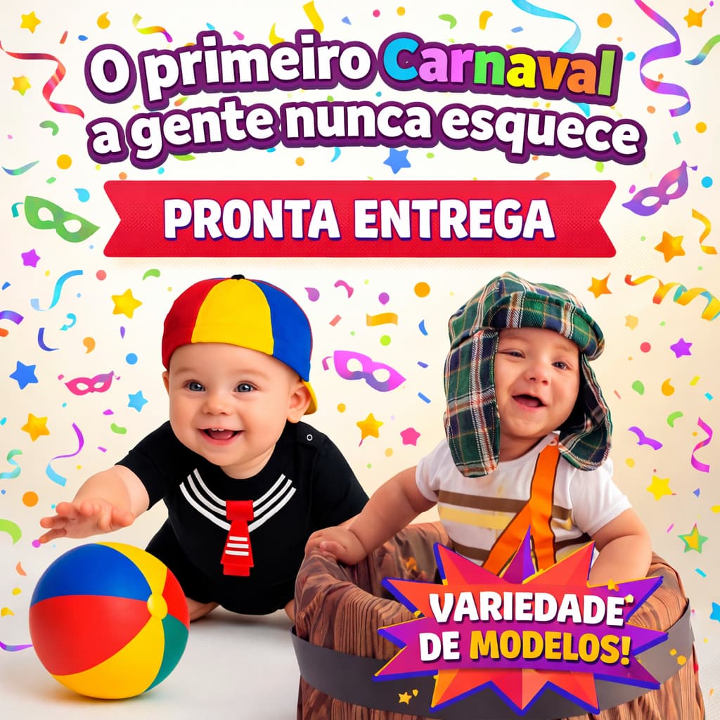 Kit Roupa de Bebê Body Boina Personagens Tematicos Menino Fantasia