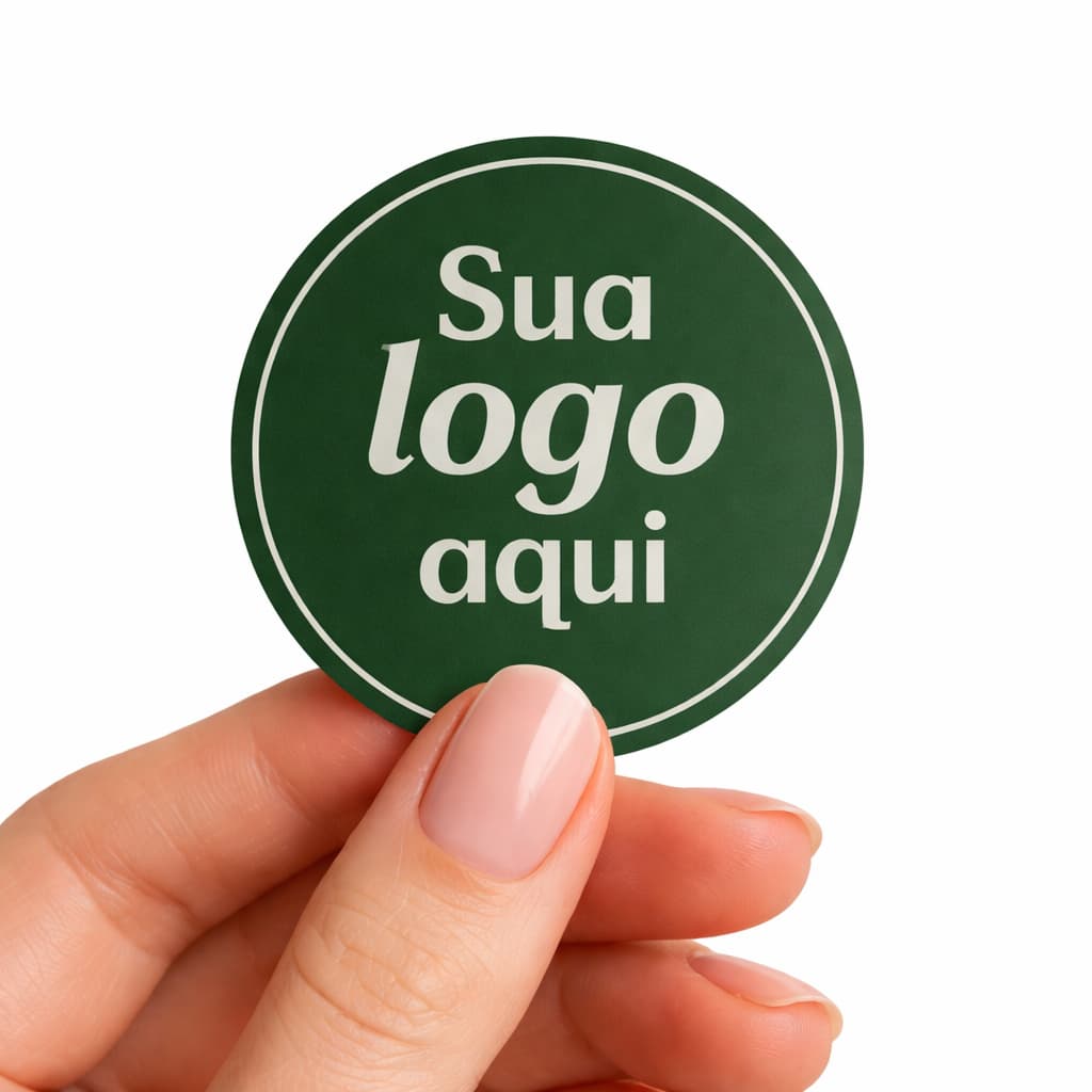 Adesivos Personalizados Etiquetas Vinil Sua Logo 3x3 4x4 5x5