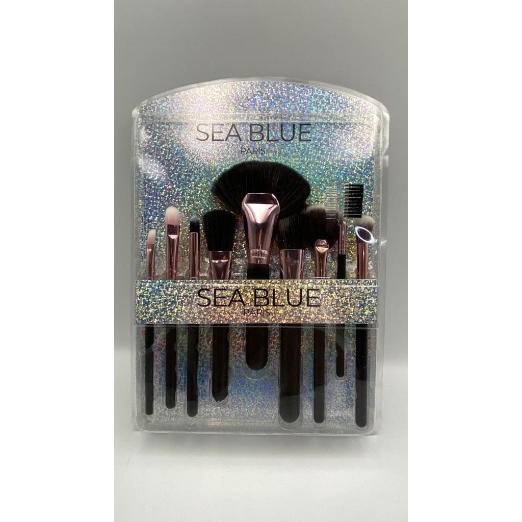 KIT 9pcs De Pincéis De Maquiagem Protable Set Mini Blush Kit De Pincel Para Sobrancelhas Cosméticas