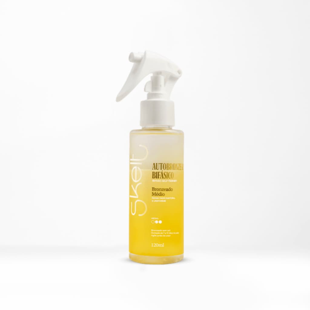 Autobronzeador Bifásico Skelt Bronzeado Médio 120ml