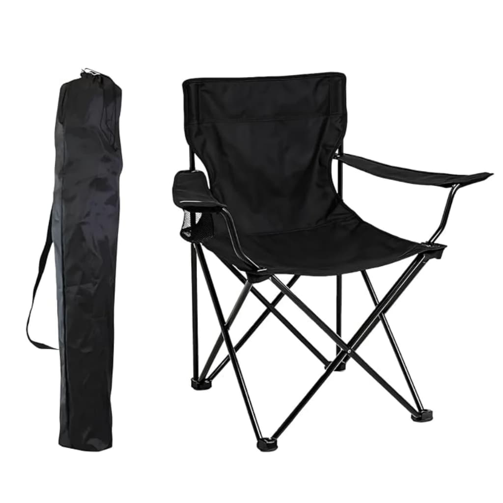 Cadeira Dobrável Portátil para Praia e Camping com porta Copos Gorillaz