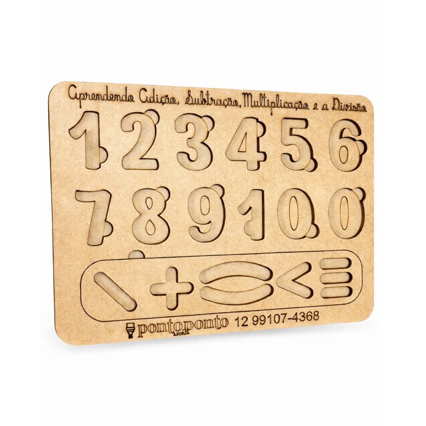 Escolha seu Brinquedo Educativo em MDF Cru 3mm | Material Pedagógico Números, Geometrico, Fração, Sistema Solar