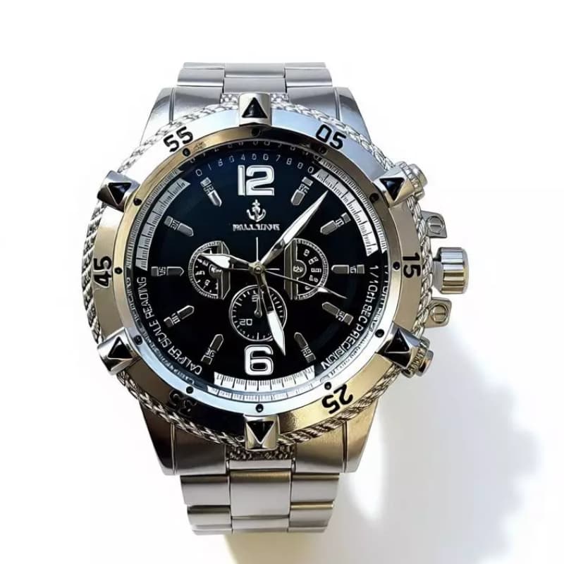 Relógio Masculino De Metal Aço Inox Negócios Fashion A Prova D Água