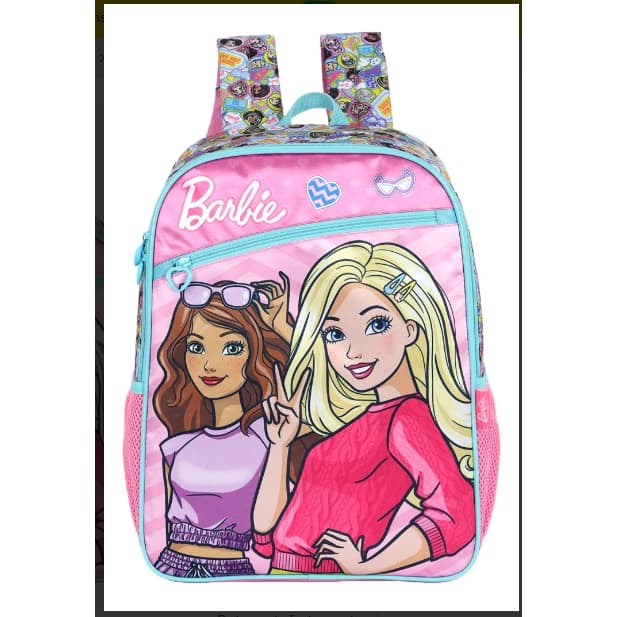 Mochila Costas Escolar Modelo Estampada Barbie.