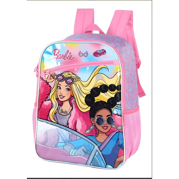 Mochila Costas Escolar Modelo Estampada Barbie.