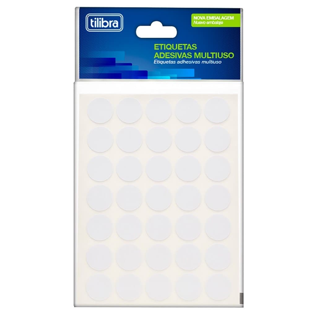 Etiqueta Adesiva Multiuso 13mm Branca 6 Folhas com 420 Unidades Tilibra
