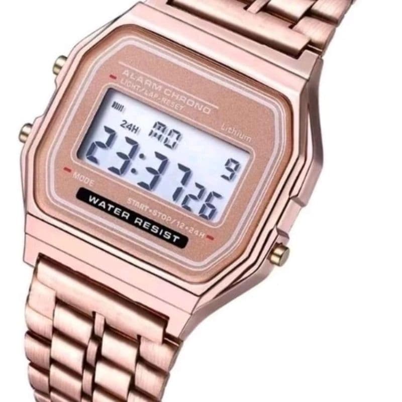 Relógio de Pulso LED Digital Masculino e Feminino Barato com Alarme Cronômetro Resistente à Água e Tela Digital Clara
