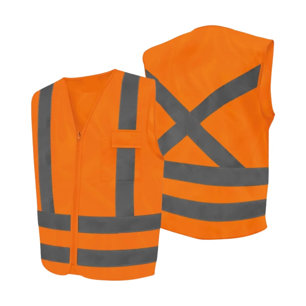 Colete Segurança Refletivo Handex  1 Bolso Laranja