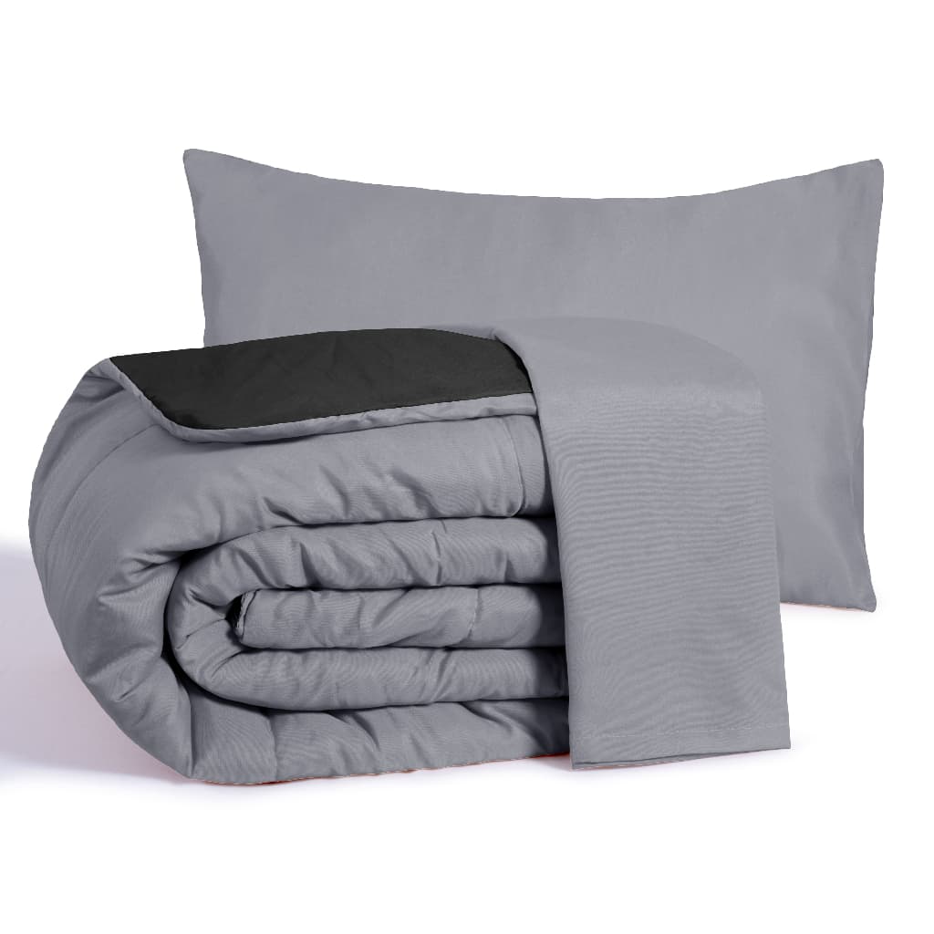 Kit Edredom Casal Queen Aconchego Micropercal - 3 Peças Lindas Cores