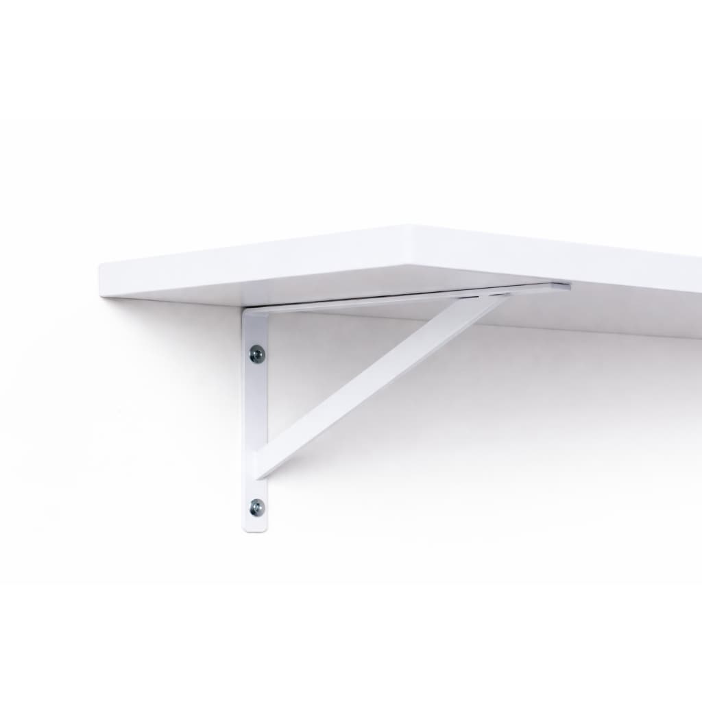 Kit Mão Francesa Para Prateleira Suporte Cantoneira Industrial Parede MDF Casa Loja Cozinha Quarto