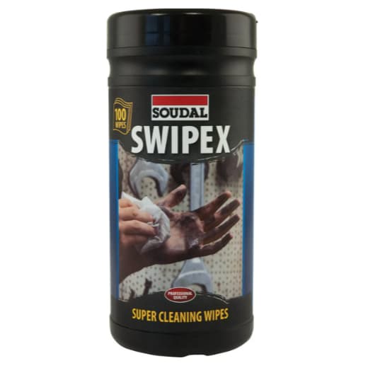 Lenços Swipex Soudal Limpeza Pesada Alta Performance Balde 100 Unidades