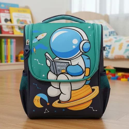 Mochila Infantil Escolar de Costas Alça Ajustável Maternal Creche Para Criança Espaçosa Leve