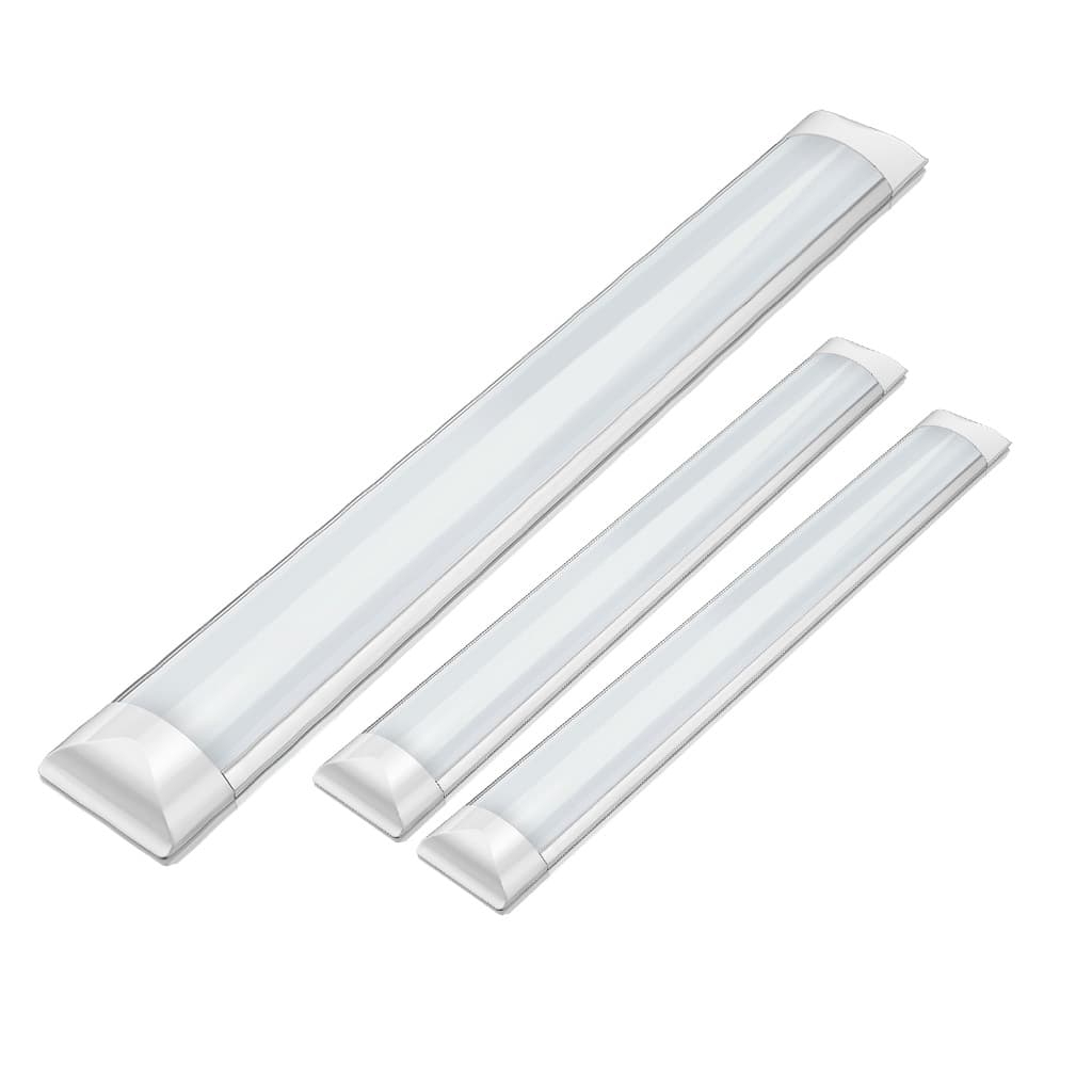 Kit 3 Luminaria slim Led 40w 1M Linear com calha sobrepor