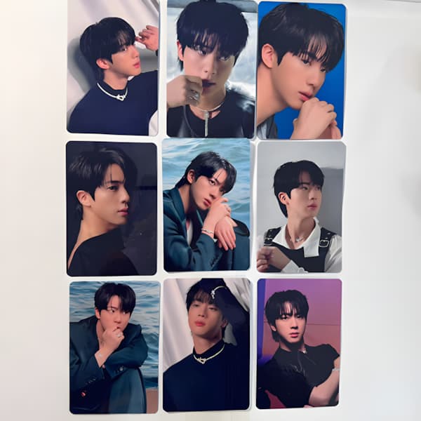 ✨ Kit Photocard BTS – Jin | 9 Unidades (Fanmade) ✨