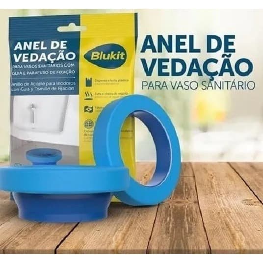 Blukit Anel De Vedação Para Vaso Sanitario Com Guia 340102