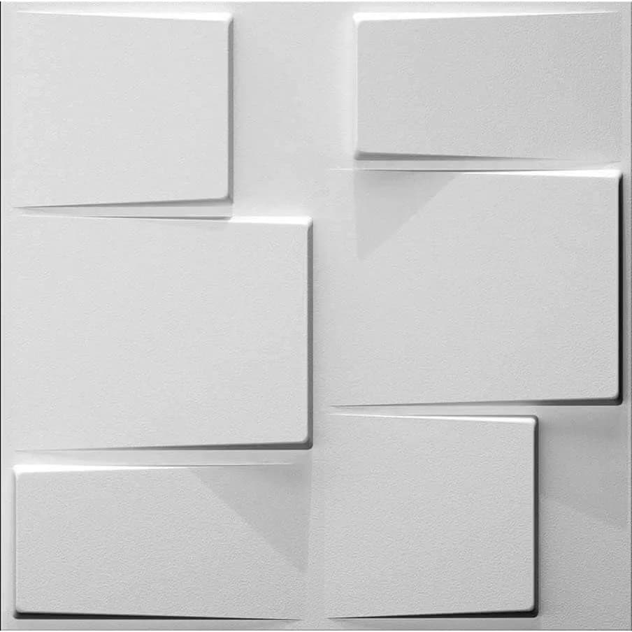 Kit 30 Placas PVC 3D Revestimento de Parede Decorativa