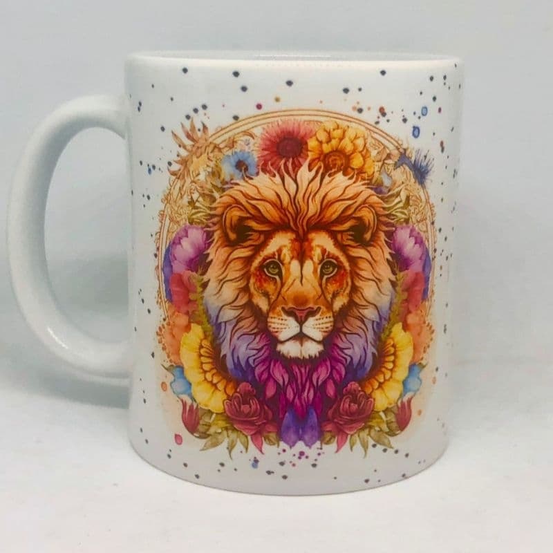 Caneca Cristã Leão da Fé | Fé e Força para Todos os Dias