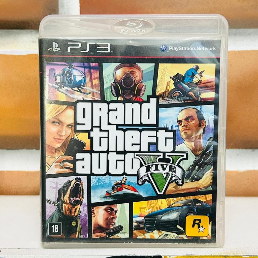 GTA V Seminovo Mídia Física Para PS3
