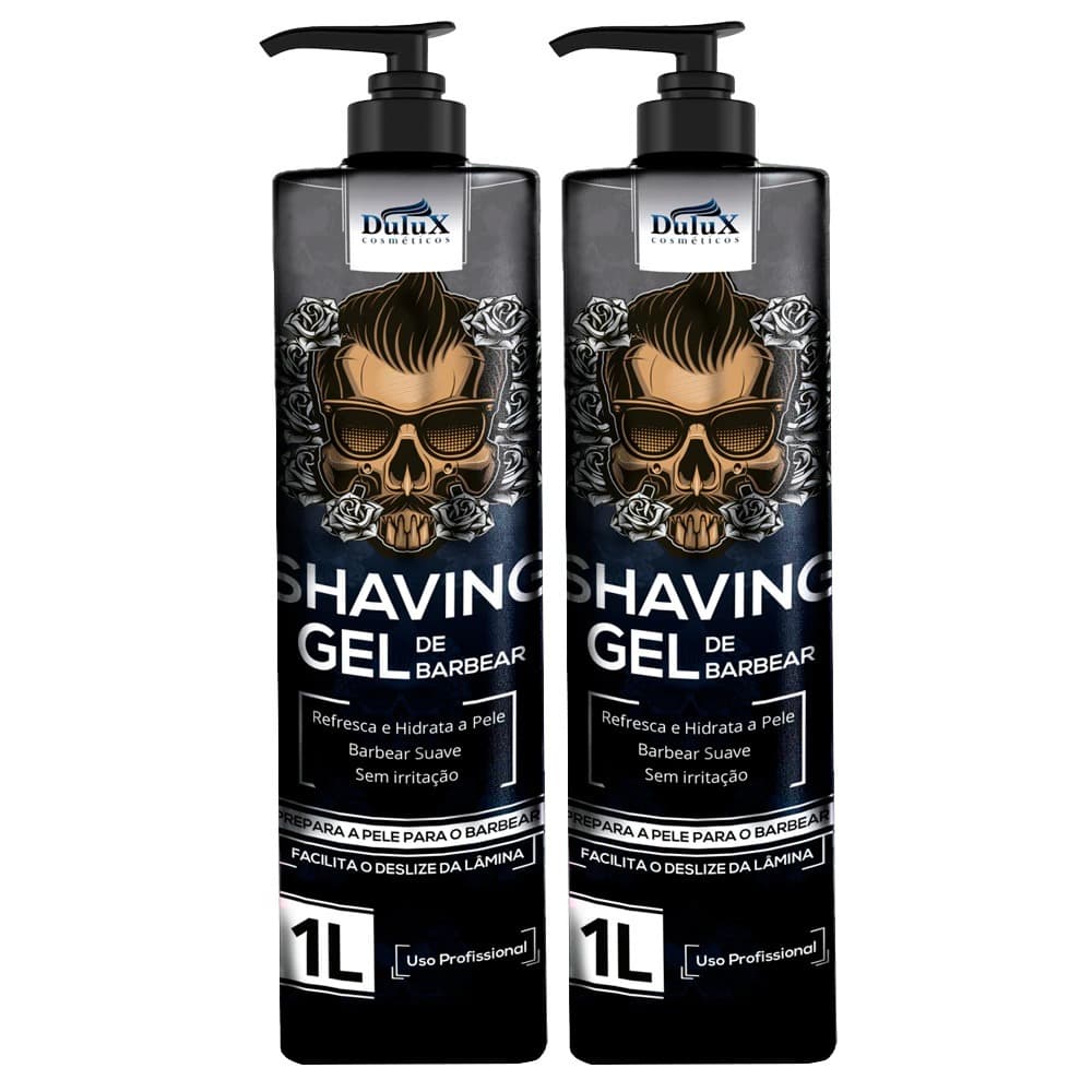 Kit 2 Shaving Dulux Profissional 1 Litro Pronta Entrega Envio Imediato
