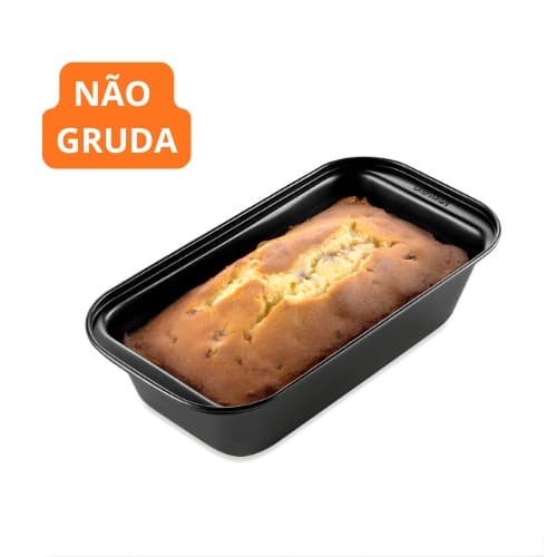 Forma de Pão Antiaderente Aço Carbono – Ideal para Bolos e Tortas | 1 ou 2 Unidades
