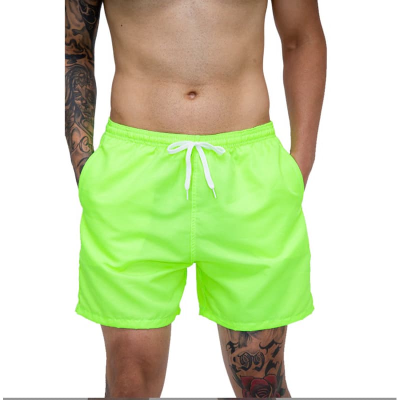 Short Tactel Masculino Verde mauricinho Praia lazer dia-dia  para atividades físicas e treinos