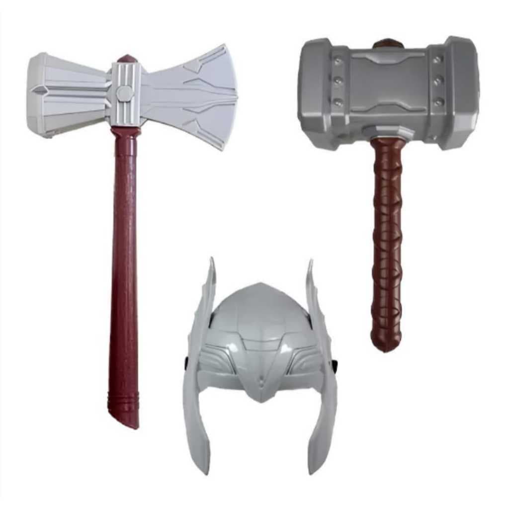 Kit Thor Machado Máscara e Martelo Envio Imediato !