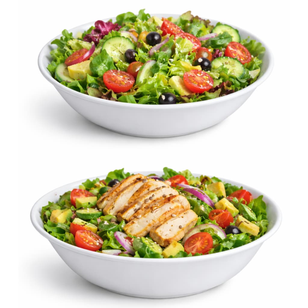 Tigela Bowl Melamina Branca 950ml Pote Saladeira