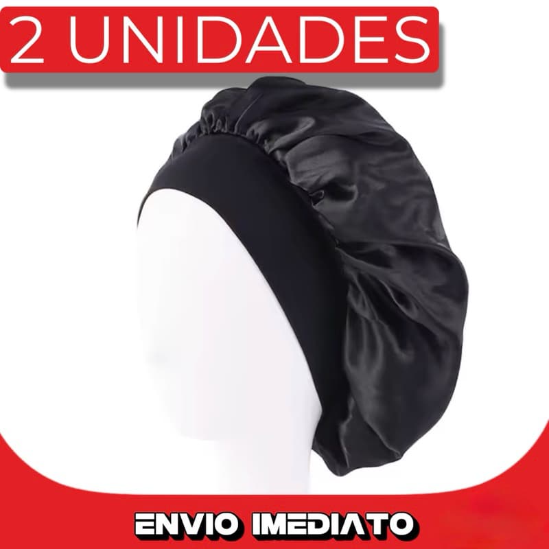 ✨ Kit com 2 Toucas de Seda Acetinada – Proteção e Conforto para seus Cabelos ✨