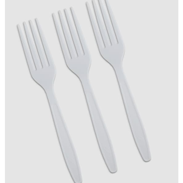 Garfo de Refeição Master Branco Elite 50 Unidades