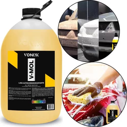 V MOL 5L Desincrustante De Lama E Graxa Lava Autos  Vonixx