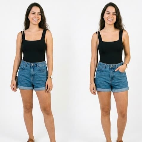 Body Feminino Regata Decote Quadrado Com Forro Básico Casual Suplex