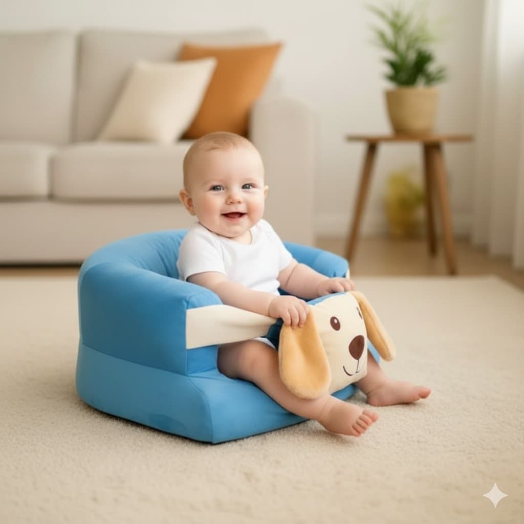 Assento Para Bebê Dog Cadeirinha De Apoio Com Enchimento ConfortaveL
