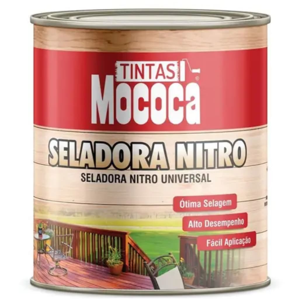Seladora Nitro Mococa 900ml - Base para Verniz em Madeira
