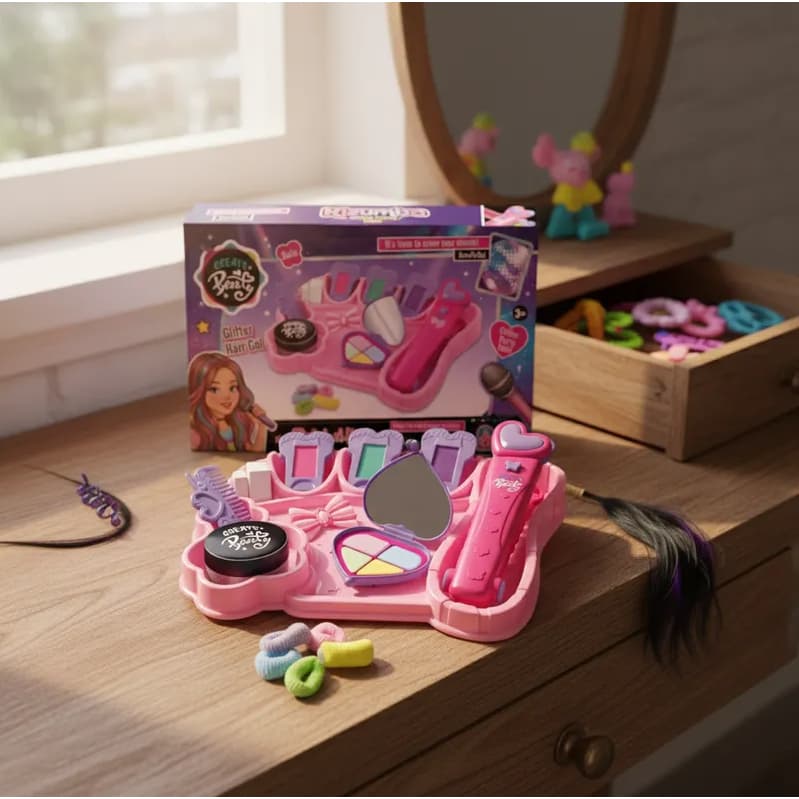 Kit Mechas Coloridas, Chapinha Pinta Cabelo Menina Blogueira Fashion, Make Infantil