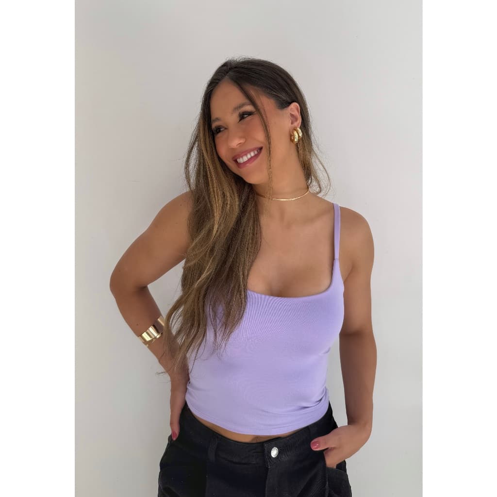 Blusa Regata Feminina Alcinha Forro Duplo