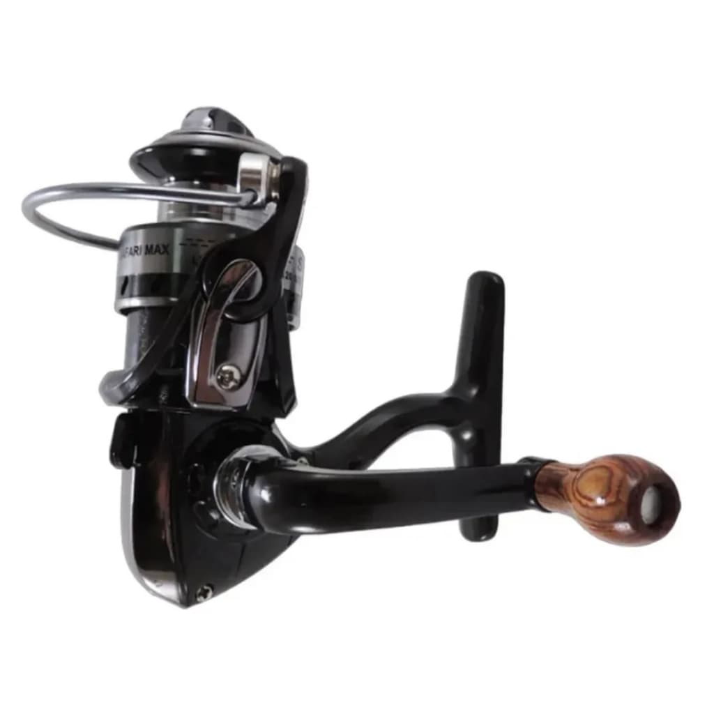 Molinete Pesca Safarimax St800 8 Rolamentos Direito/esquerdo Preto