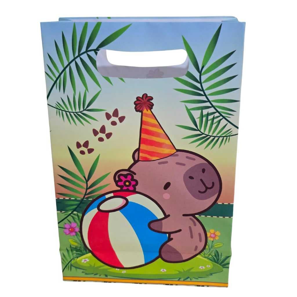 Sacola Surpresa Aniversário Festa Capivara com 10 unidades