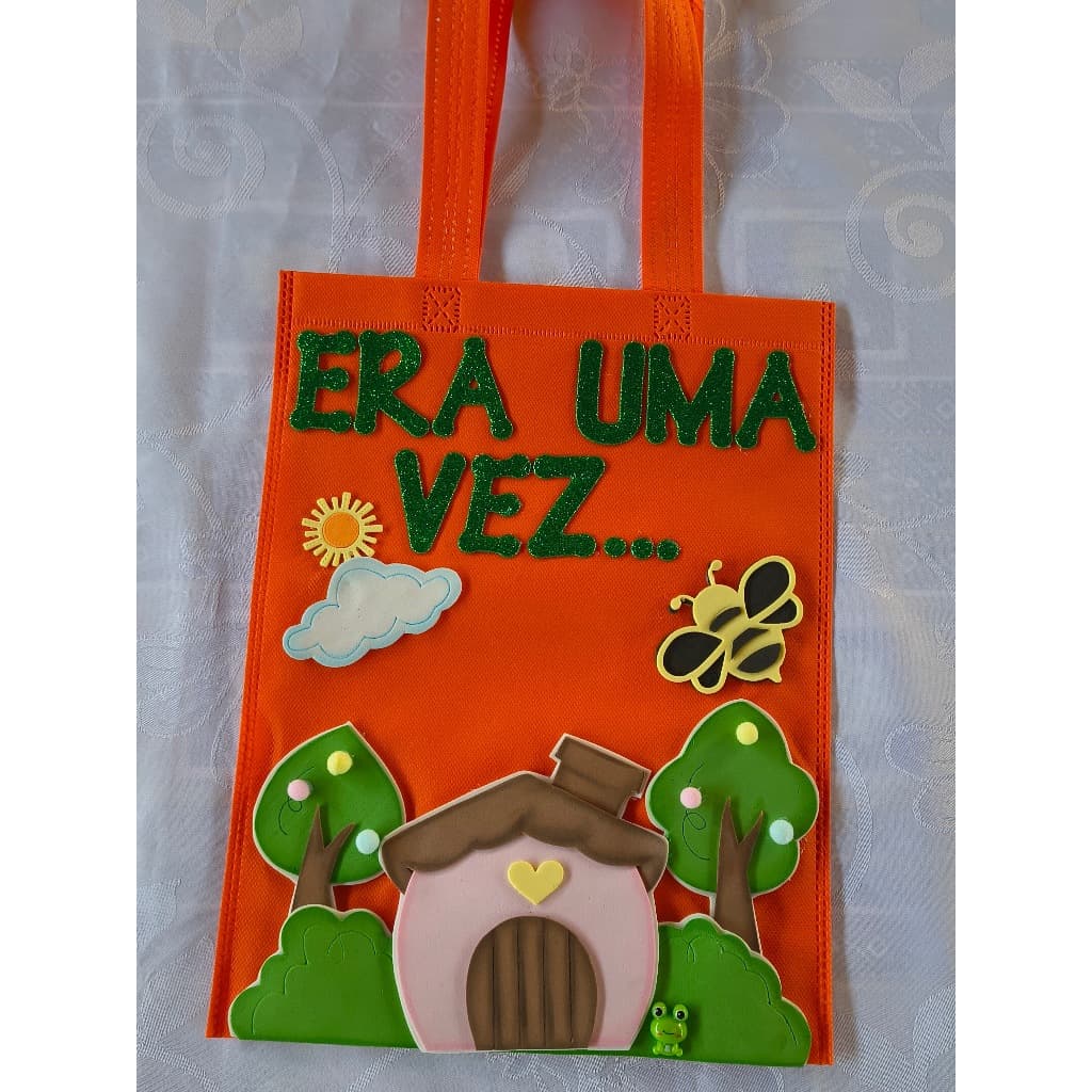 Dedoches “Era uma vez” + Sacola Decorada/Código 120/26