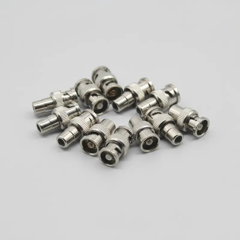 Conector Bnc Macho Rca Femea Kit 10und