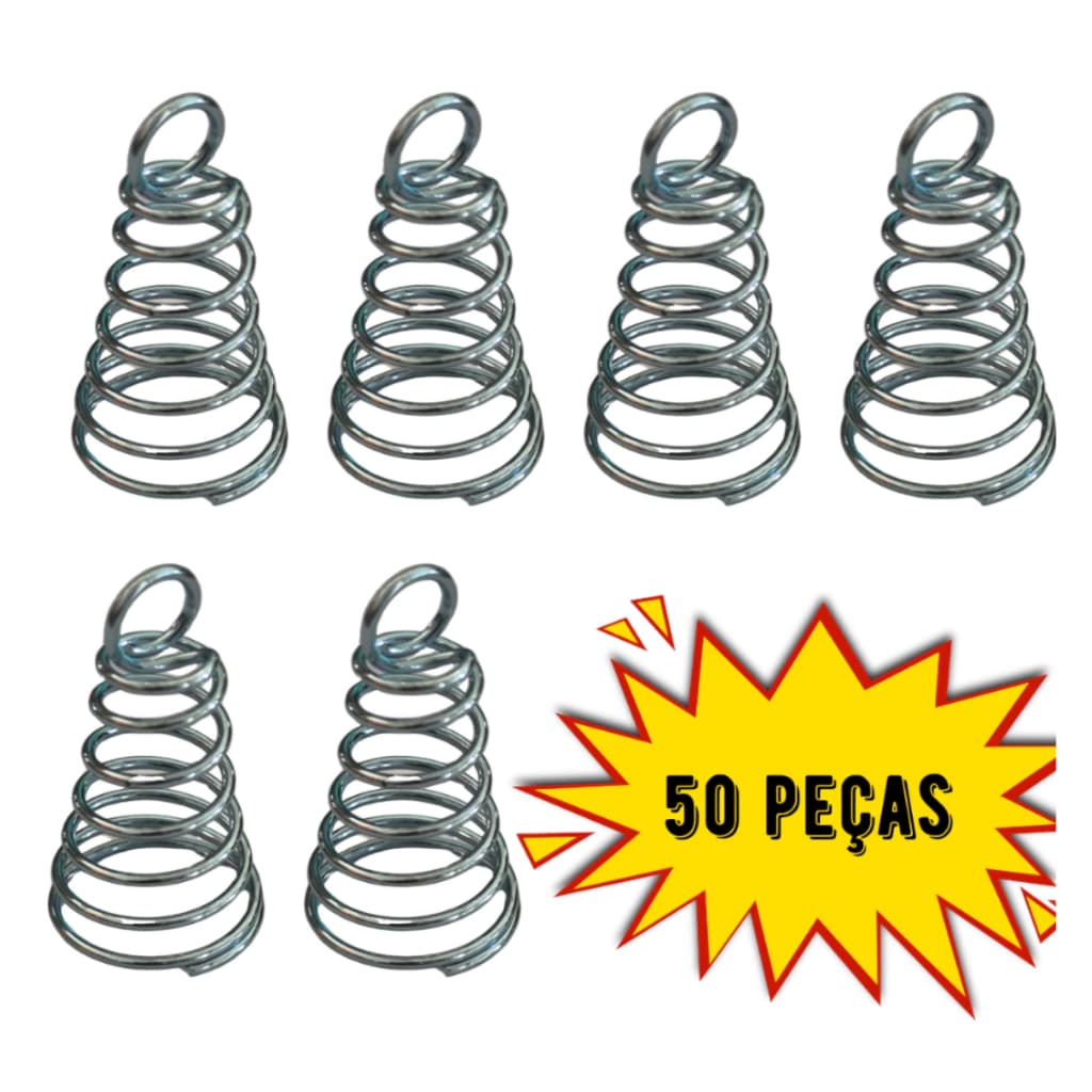 Kit De Mola Para Chuveirinho Metal N°1 C/50 Unidades Pesca