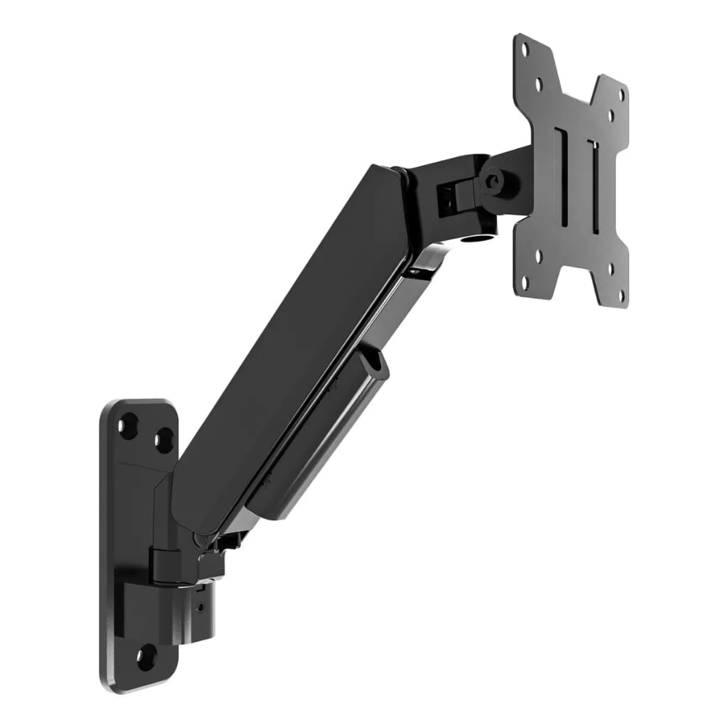 Suporte Articulado Para Monitor 17 a 32 Parede Com Pistão A Gás Braço Articulado Preto