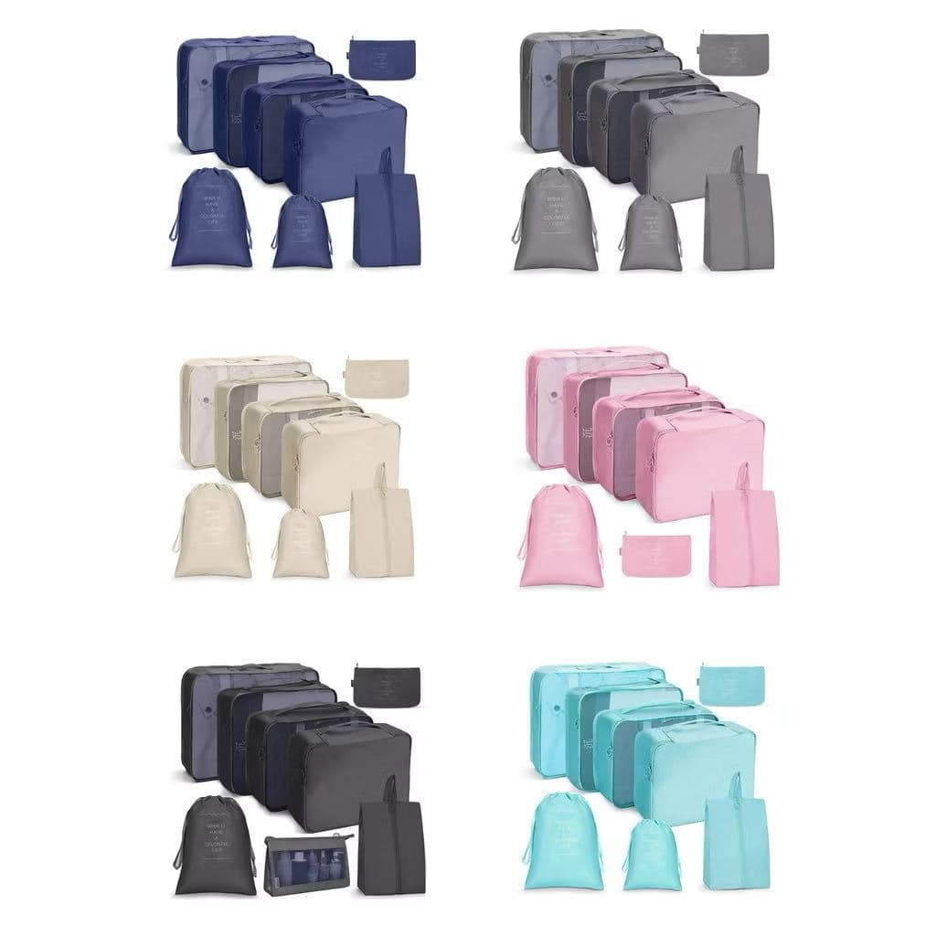 Sacos organizadores para malas resistent e prático com 7 peças tecido de nylon OI-0240