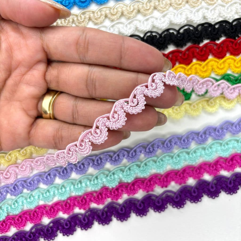 Fita Sianinha 7810 São José – 10 mm  2 m para Costura Personalizados de luxo e lembrancinhas