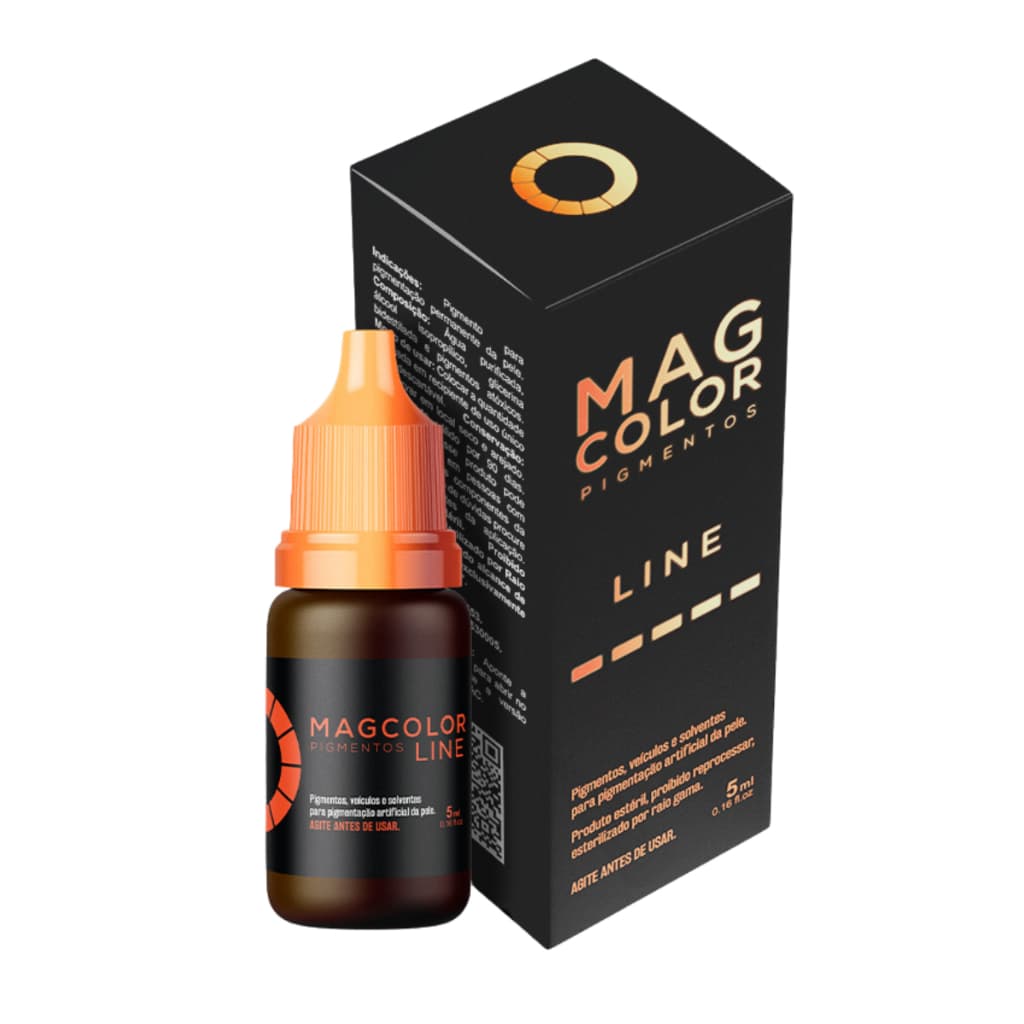 Pigmentos Mag Color Gold Line Brow 5ml para micropigmentação Escolha sua cor