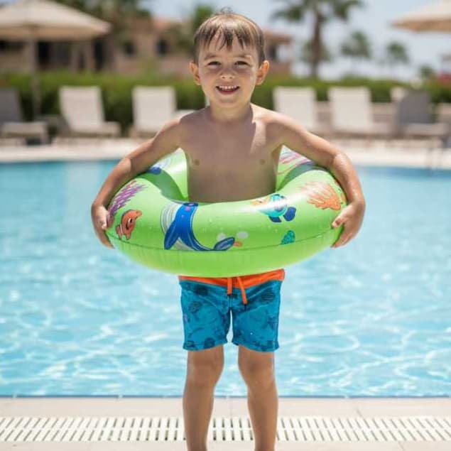 Boia De Cintura Redonda Infantil  Criança Resistente Praia Piscina 60 cm Até 30 kilos
