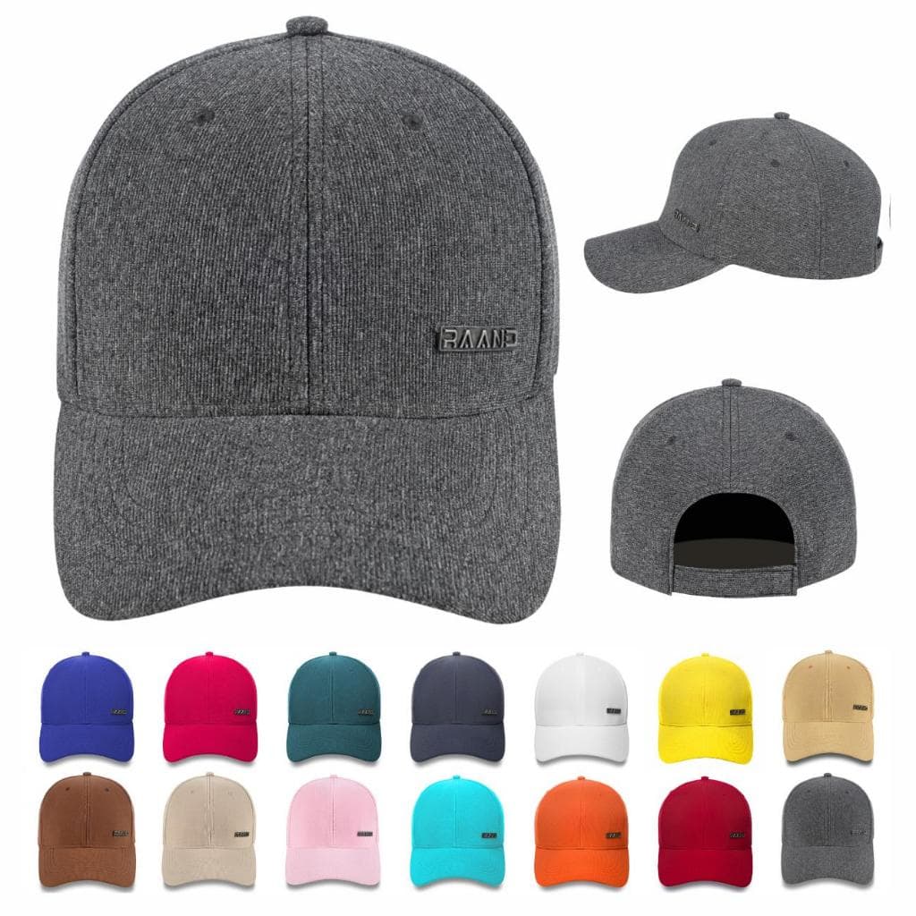 Boné Aba Curva Básico Regulável Raand Casual Confortável Liso Masculino Feminino Baseball