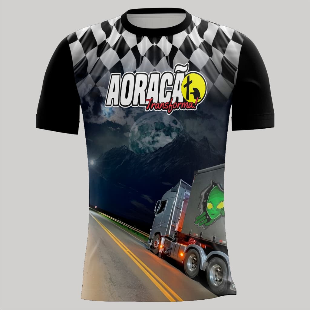 camisa caminhão alienígena caminhoneiro rota agrupament