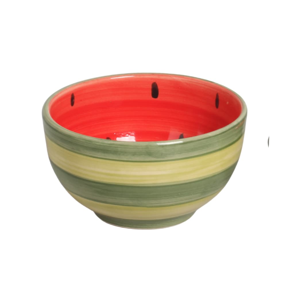 Bowl Fruta de Cerâmica - Melancia (Capacidade de 550ml)